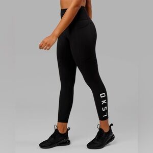 LSKD Rep Full Length Black High Waisted Leggings